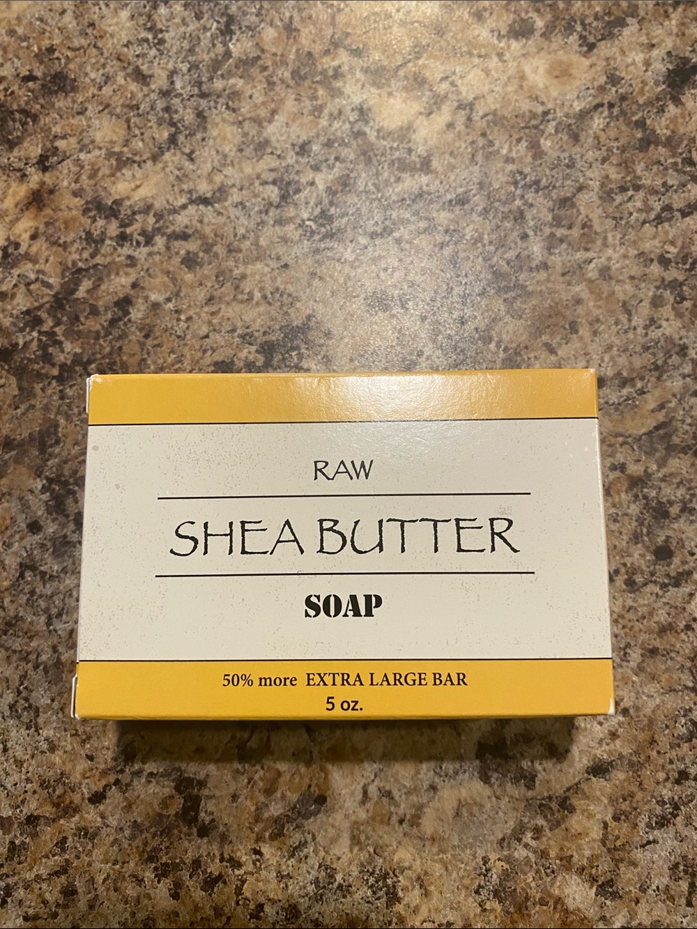 Raw Shea Butter Soap - Yellow & Cream Bar